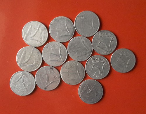 Lotto monete lire spiga - monete,