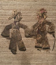 Coppia di antichi pupazzi