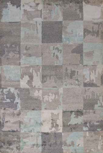 Tappeto moderno trapuntato - , a
