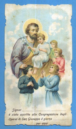 Santino holy card san - santino,