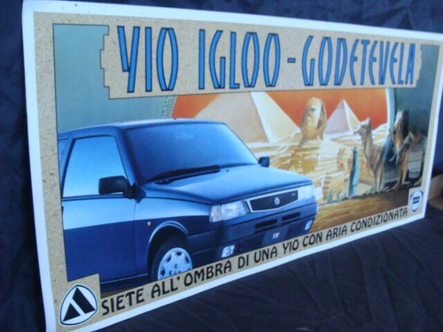Manifesto lancia y10 igloo - igloo,