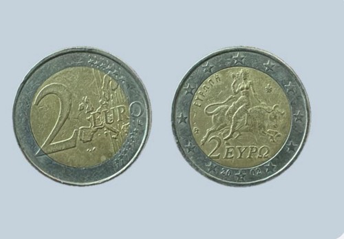 Moneta rara euro grecia - moneta,