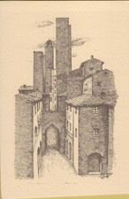 165610 cartolina san gimignano