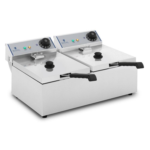 Friggitrice elettrica doppia - elettrica,