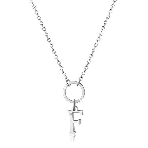Sagapo collana lettera - collana, f