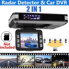 Rilevatore DVR auto 2 in 1