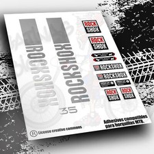 Adesivi compatibili forcelle ROCK SHOX 35 stickers decals aufkleber PB31