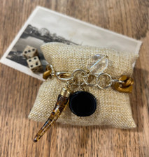 BRACCIALE VINTAGE, ANNI 2000, BRACCIALETTO: CORNETTO PORTAFORTUNA, Bijoux Oro