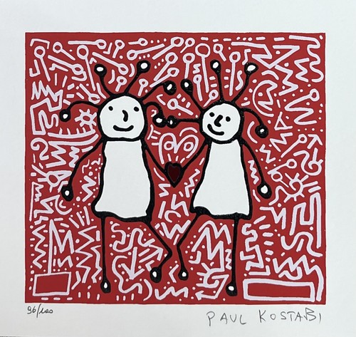 Kostabi paul serigrafia - kostabi,
