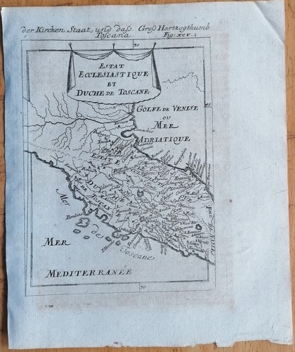 Mappa originale italia toscana - mappa,