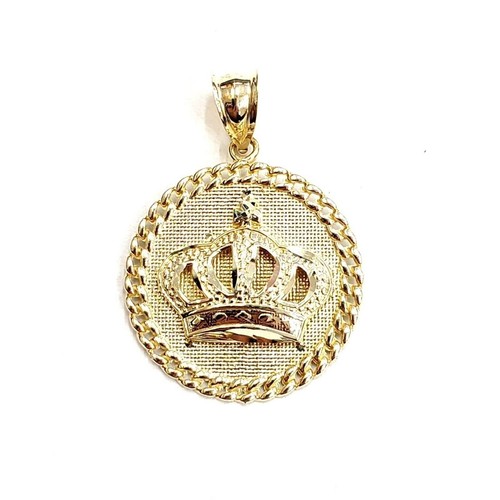 Ciondolo corona tonda - , oro