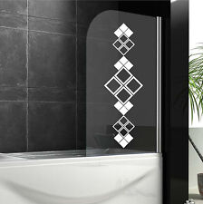 Adesivi murali bagno ORNAMENTO doccia schermo stickers CITAZIONI PARETE DECALCOMANIE N23
