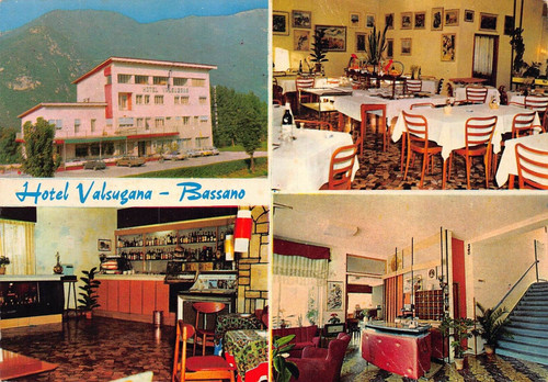 Al17 57a cartolina bar - cartolina, hotel