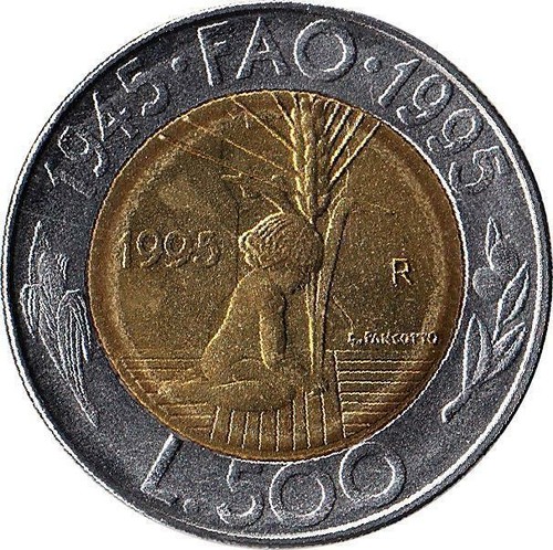 San marino 500 lire - 500, 1995
