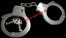 MANETTE 2 chiavi sexy sicurezza security  acciaio nickel