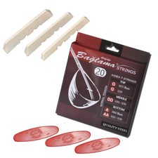 020 Baglama Strings Saz Teli corde plettri 3 passerelle in legno mizrap tel esik körü 
