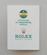 ROLEX Garanzia Warranty Paper Booklet Gmt-Master 16750