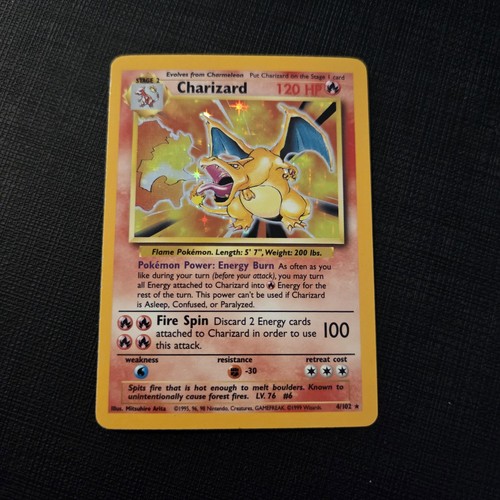 Pokemon card charizard 4 102 - card,