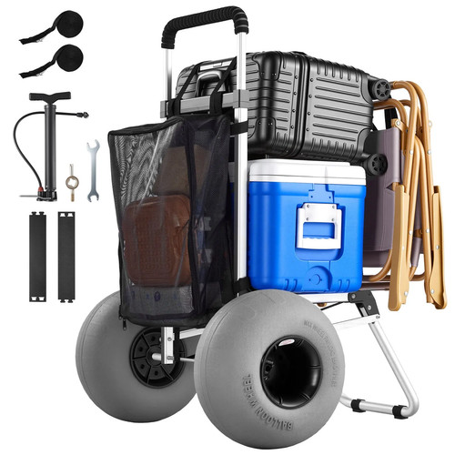 Carrello spiaggia ruote - spiaggia,