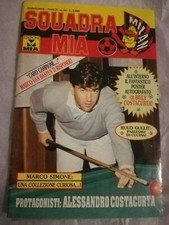 MILAN SQUADRA MIA 24 anno 1992 cover  e poster COSTACURTA - GULLIT - VAN BASTEN
