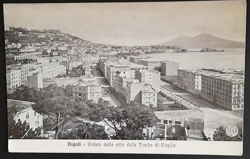 Cartolina napoli veduta - napoli, dalla