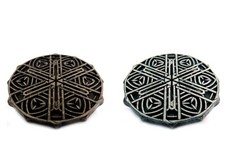 Runa Hagal 36 x 36 mm rivetto