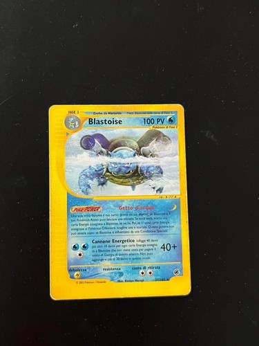 Pokemon card blastoise 165 - blastoise, 37/165