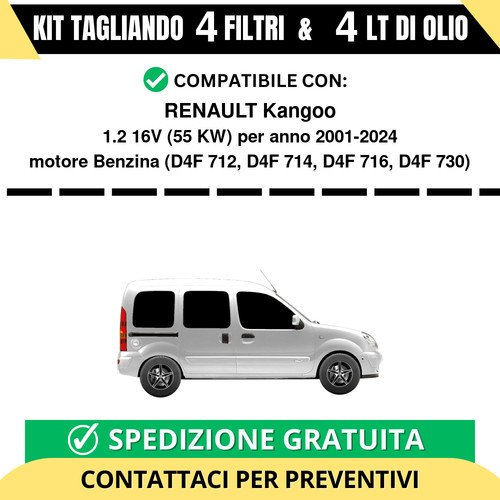 Tagliando per renault kangoo - per,