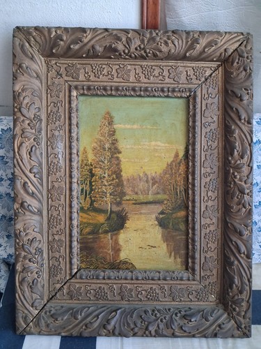 Quadro paesaggio dipinto fine - quadro,