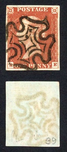 1841 penny rosso piatto - penny,