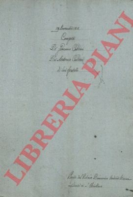 Cardini compera di un pezzo - -,