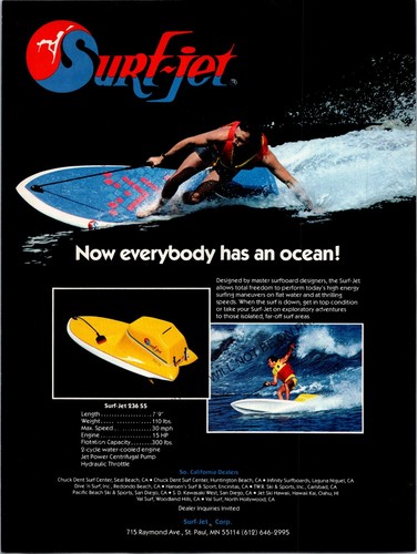 Pubblicità stampa surf - stampa, surf-jet