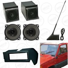 KIT AUTORADIO FIAT PANDA 750 YOUNG 1980>2003 CASSE MASCHERINA PORTACASSE ANTENNA