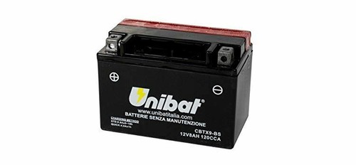 Batteria moto unibat agm - batteria,