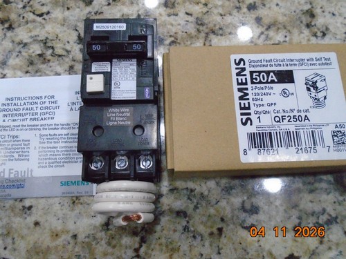 Siemens qf250a 50amp doppio - siemens,