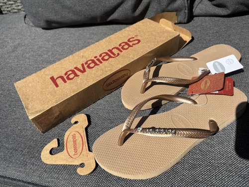 Havaianas oro rosa cristallo