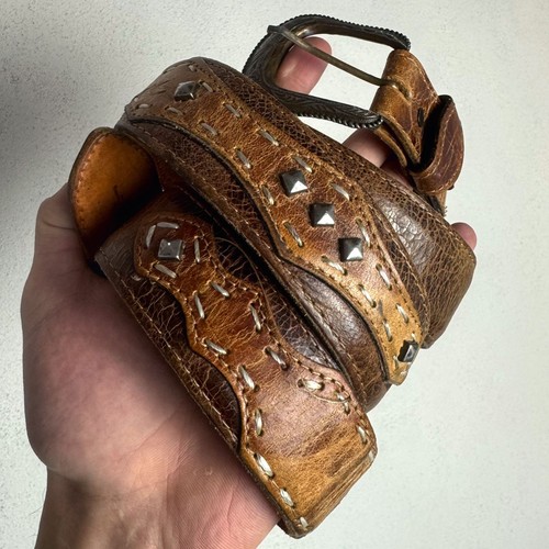 Cintura vintage pelle - in,