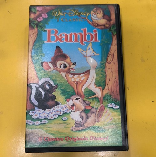 Vhs bambi film animazione walt - animazione,