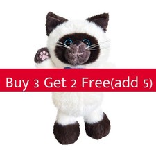 Peluche gatto siamese per