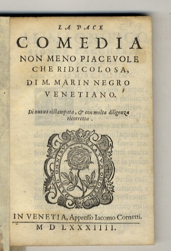 Pace comedia non meno - pace,