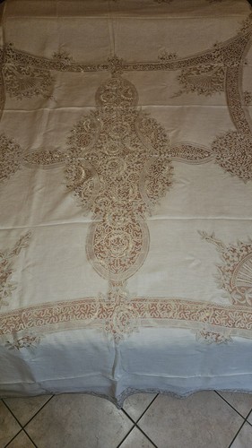 Copriletto con ricamo mano - copriletto, a