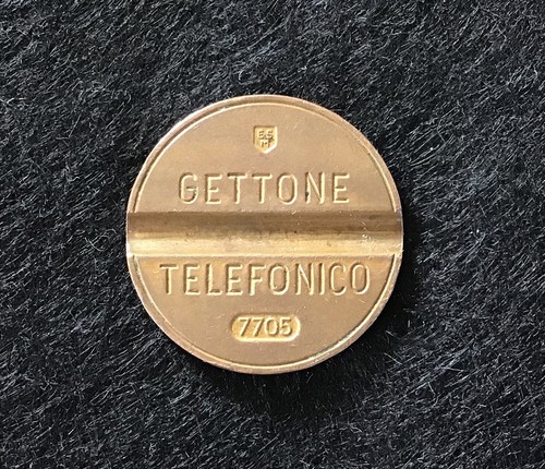 Gettone telefonico 7705 italia - gettone,