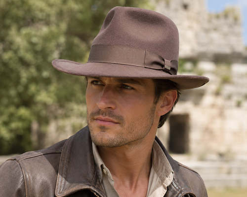 Cappello indiana jones marrone - cappello,