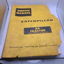 CAT CATERPILLAR D8 TRATTORE DOZER OFFICINA ASSISTENZA RIPARAZIONE MANUALE LIBRETTO 35A 36A 46A D8H