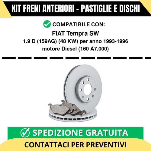 Kit freni anteriori - kit,