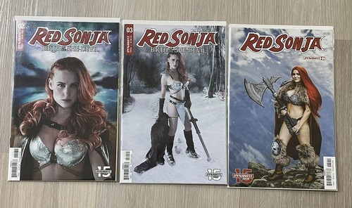 Red sonja cosplay covers - red,