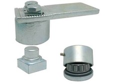 CARDINE INFERIORE E SUPERIORE Ø 50-70 IN ACCIAIO ZINCATO PER CANCELLI IN FERRO