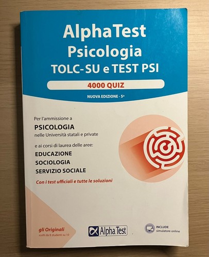 Alpha test psicologia - test,