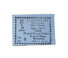 AMI MUSTAD CRYSTAL HOOKS - Ref