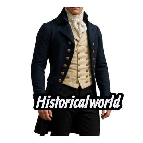 Cappotto regency cosplay - cappotto, blu